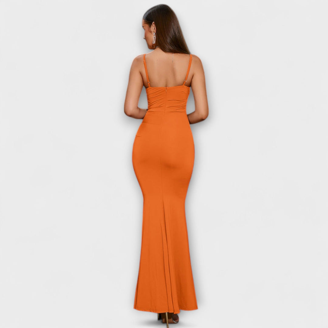 Diana - Elegant flæsekjole