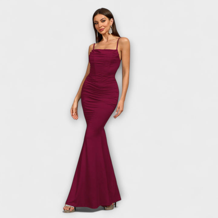 Diana - Elegant flæsekjole