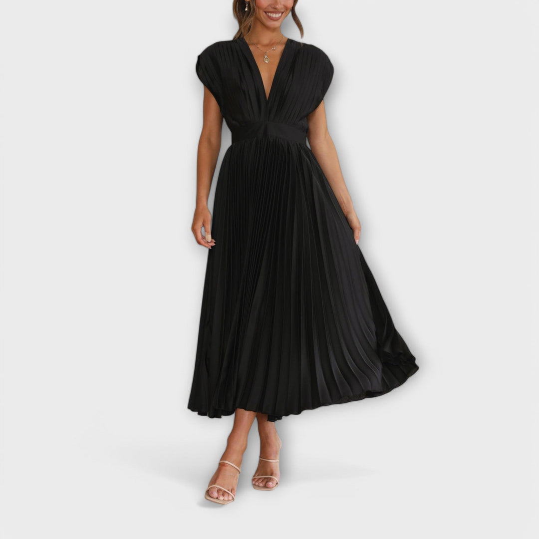 Justine - Elegant plisseret kjole