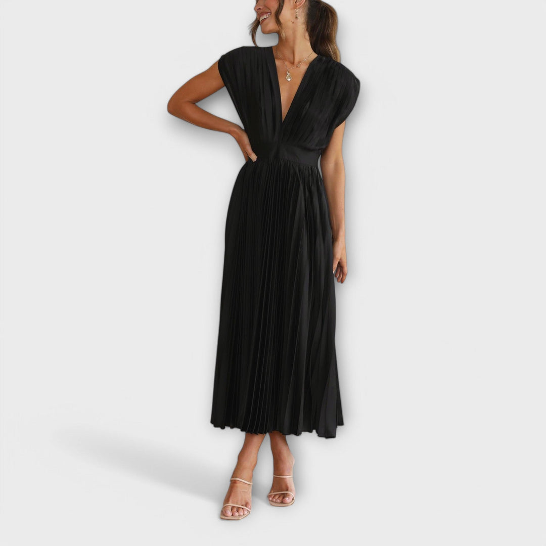 Justine - Elegant plisseret kjole
