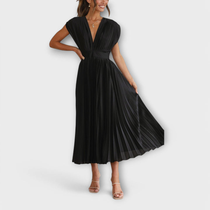 Justine - Elegant plisseret kjole