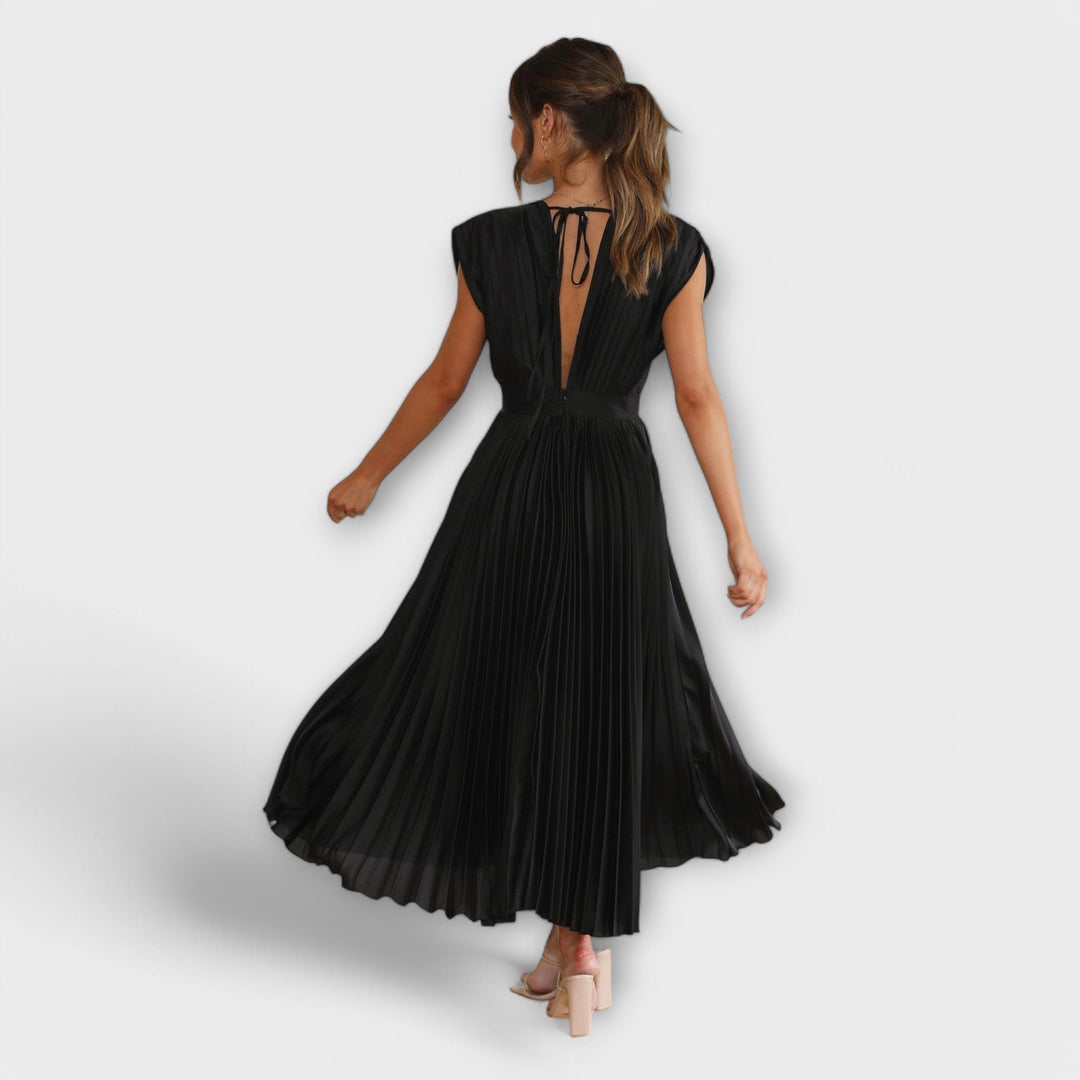 Justine - Elegant plisseret kjole