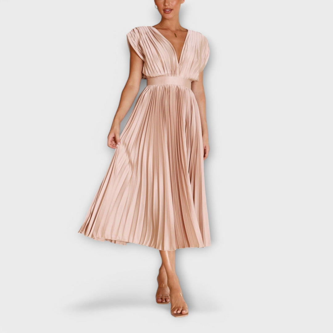 Justine - Elegant plisseret kjole
