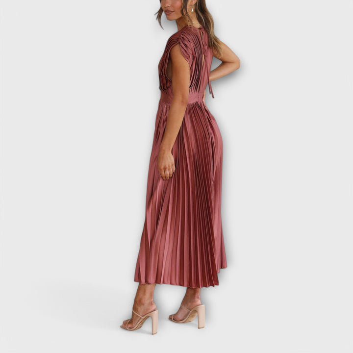 Justine - Elegant plisseret kjole