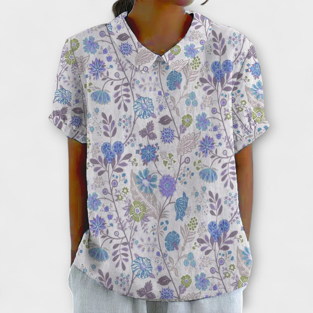 Chrissi – Blomsterbluse