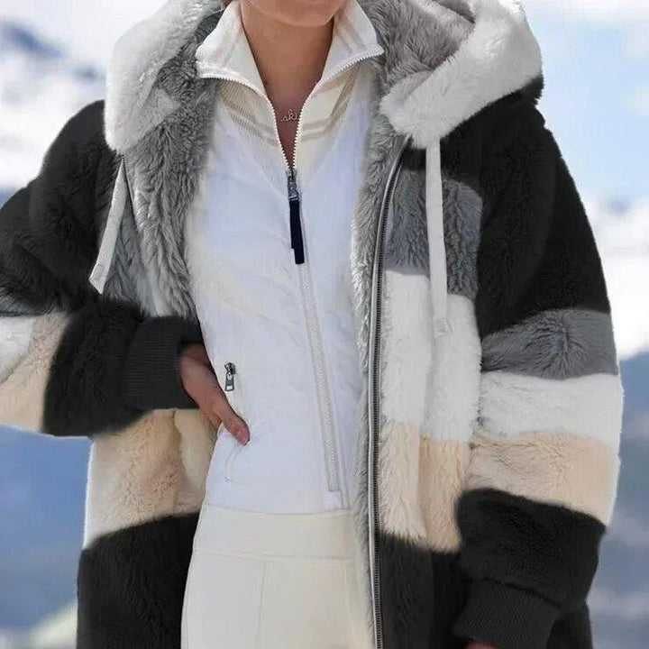 Isabella™ Kvinders Vinterjakke med Hætte og Lynlås