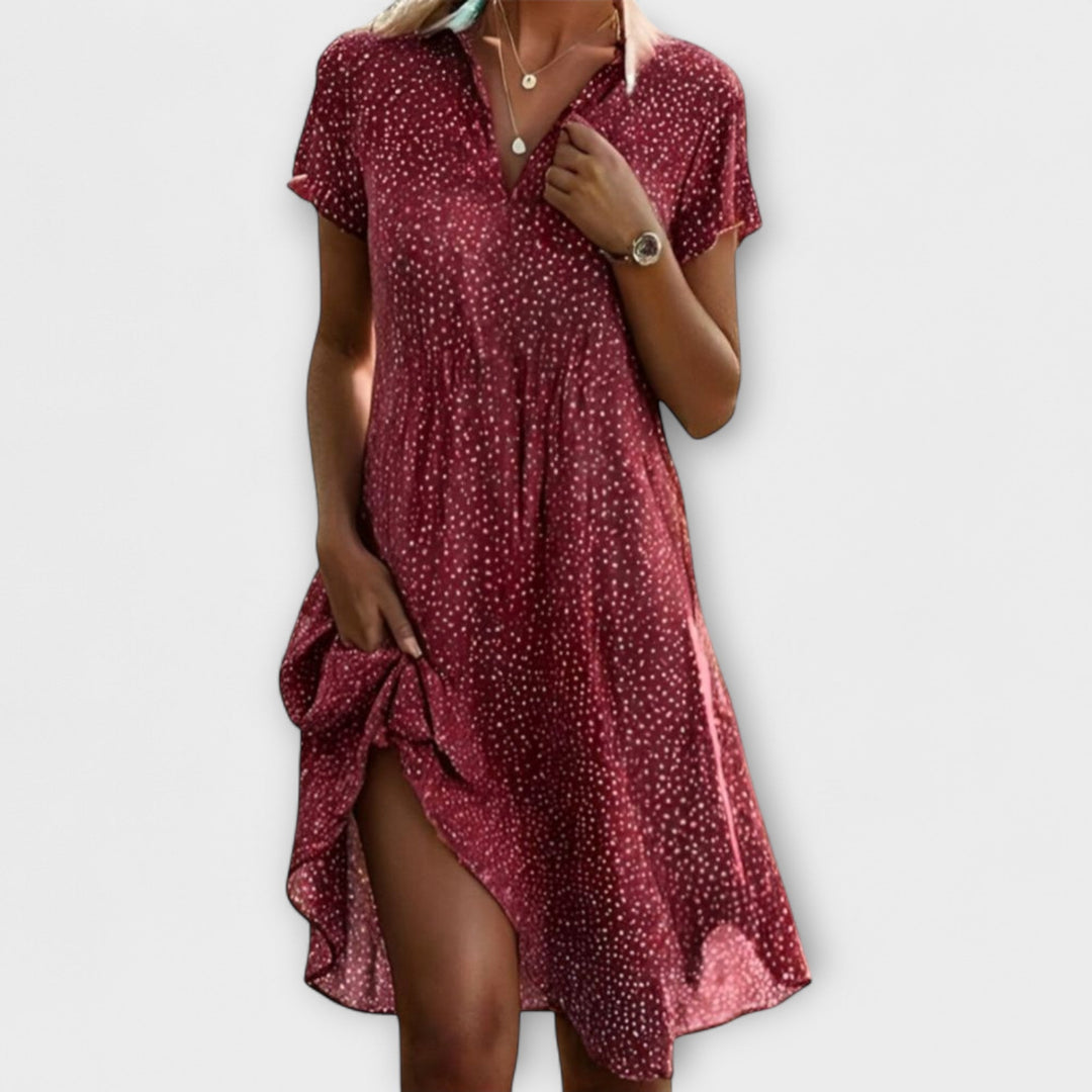 Ortrud - Flydende sommerkjole med tidløst design