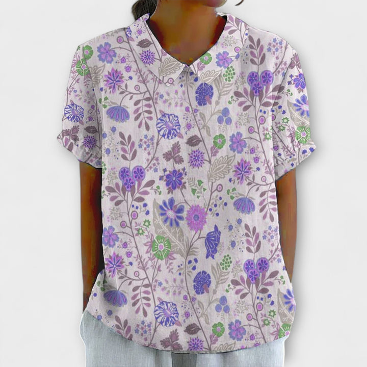 Chrissi – Blomsterbluse