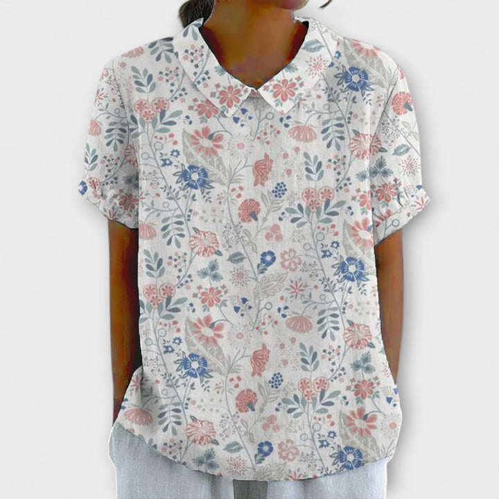 Chrissi – Blomsterbluse