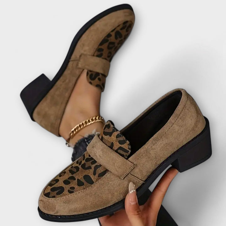Karla – Elegante Kvinders Sko med Leopardprint