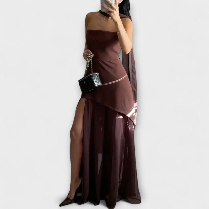 Meryem - Maxikjole i chiffon