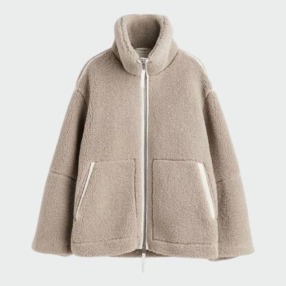 Olivia - Oversized Teddyjakke